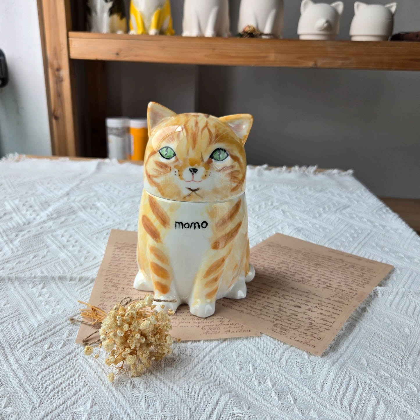 Personalized Cat Memorial Urn. Pet Urn. Multipurpose Box. Made To Order
