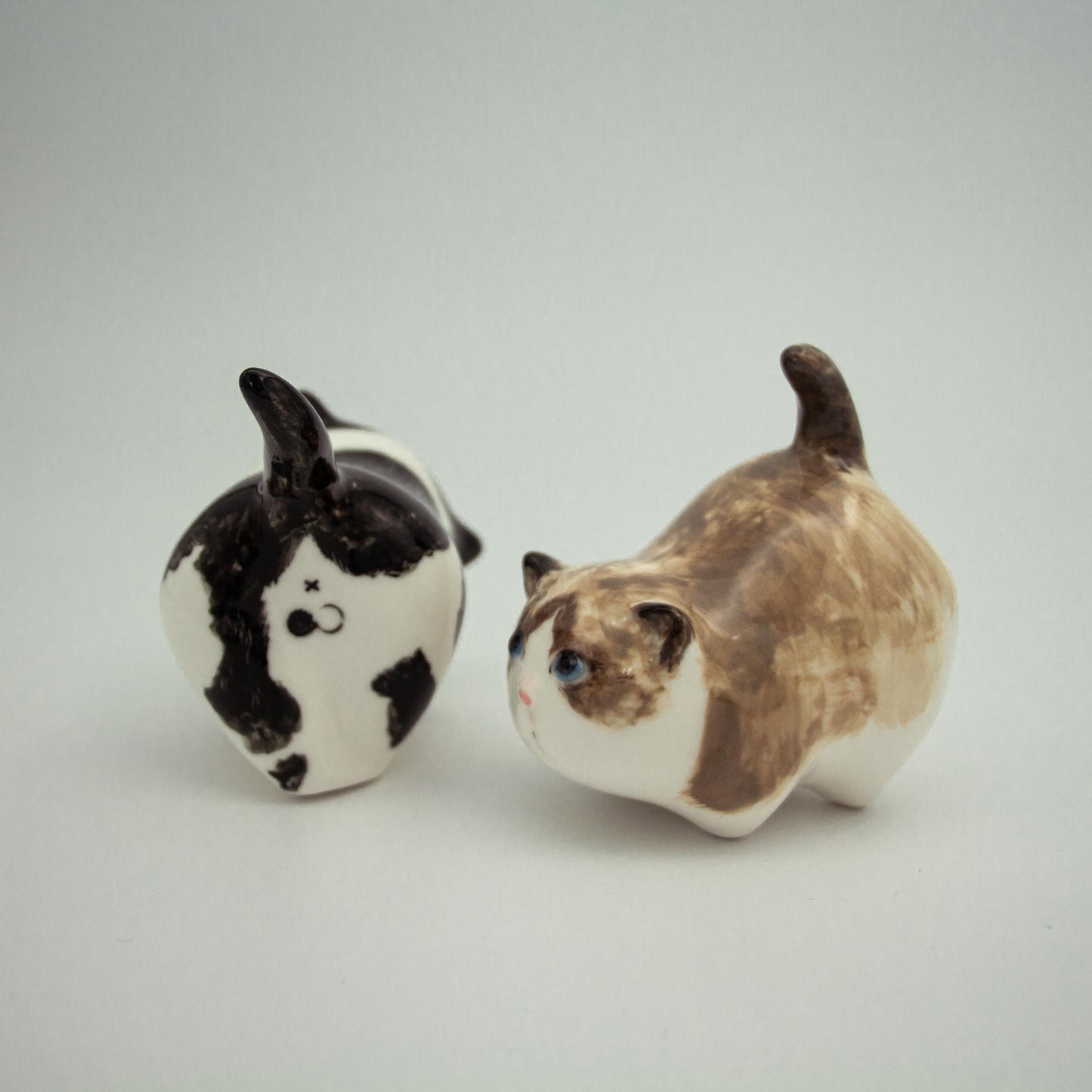 Personalized Pet Painting from Photo, Custom Mini Cat Sculpture, Cat Mom Gift, Made to Order Ceramic Pet Figurine Art